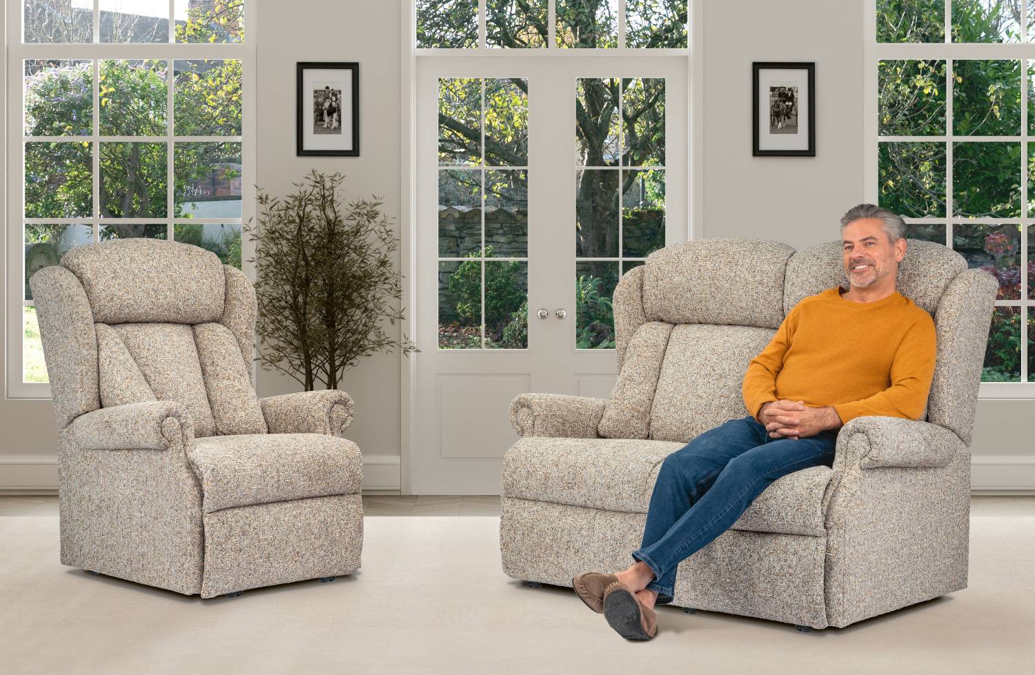 Cartmel chair and sofa