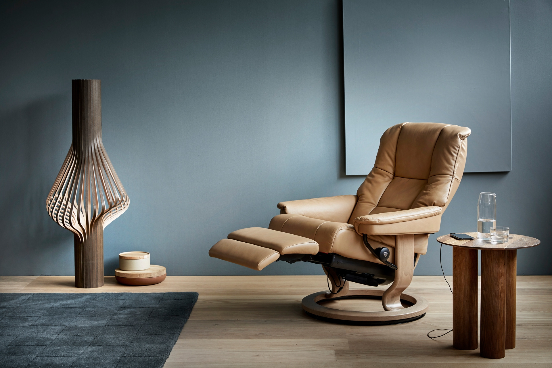Stressless Mayfair Paloma almond Power2 oak model B